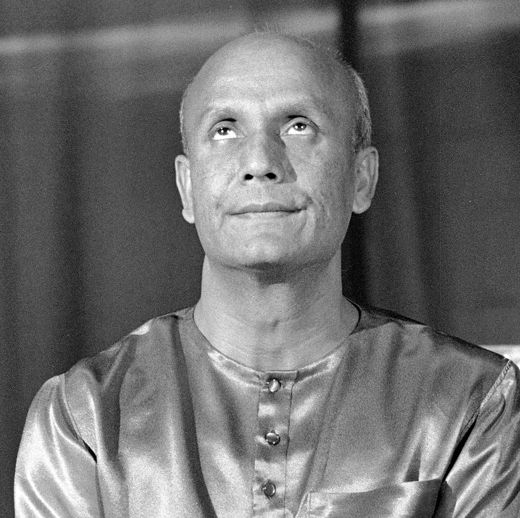 Sri Chinmoy in meditation (but not the Transcendental)